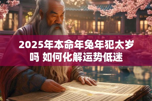 2025年本命年兔年犯太岁吗 如何化解运势低迷
