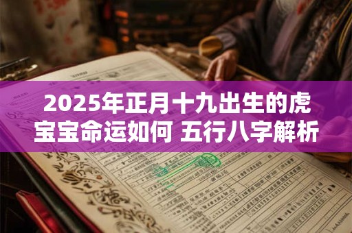 2025年正月十九出生的虎宝宝命运如何 五行八字解析