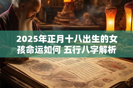 2025年正月十八出生的女孩命运如何 五行八字解析