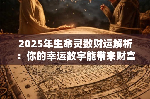 2025年生命灵数财运解析：你的幸运数字能带来财富吗