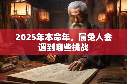 2025年本命年，属兔人会遇到哪些挑战
