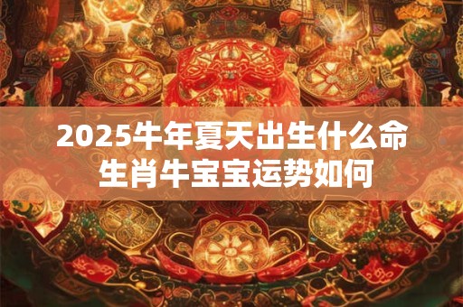 2025牛年夏天出生什么命 生肖牛宝宝运势如何