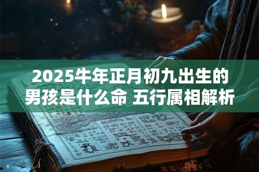 详细阅读:2025牛年正月初九出生的男孩是什么命 五行属相解析 2025牛年正月初九出生的男孩是什么命 五行属相解析