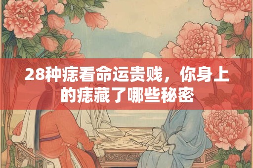 详细阅读:28种痣看命运贵贱,你身上的痣藏了哪些秘密 28种痣看命运贵贱,你身上的痣藏了哪些秘密