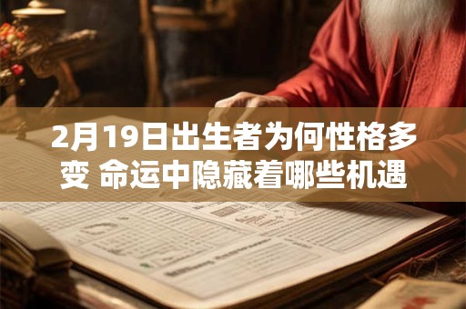 2月19日出生者为何性格多变 命运中隐藏着哪些机遇与挑战