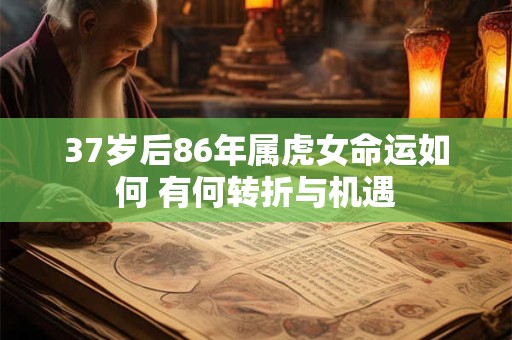 37岁后86年属虎女命运如何 有何转折与机遇