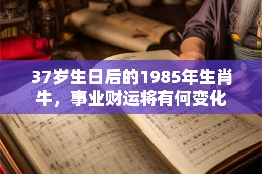 37岁生日后的1985年生肖牛，事业财运将有何变化
