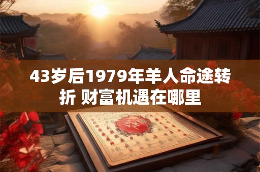 43岁后1979年羊人命途转折 财富机遇在哪里