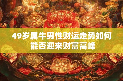 49岁属牛男性财运走势如何 能否迎来财富高峰