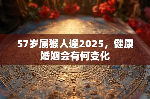 57岁属猴人逢2025，健康婚姻会有何变化