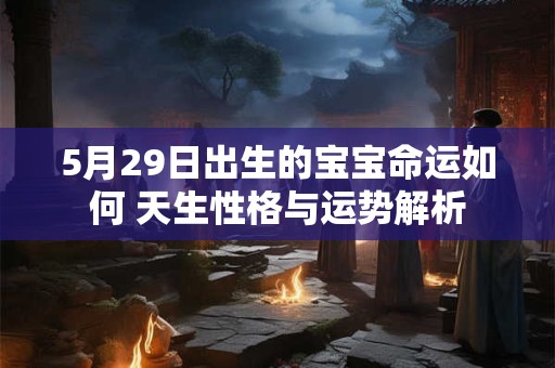 5月29日出生的宝宝命运如何 天生性格与运势解析