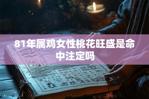81年属鸡女性桃花旺盛是命中注定吗