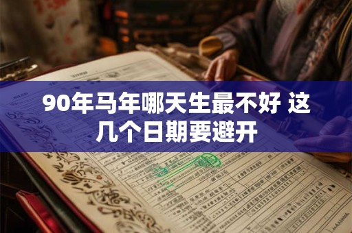 90年马年哪天生最不好 这几个日期要避开