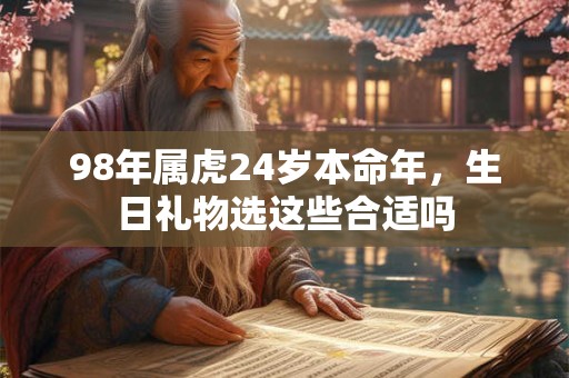 98年属虎24岁本命年，生日礼物选这些合适吗