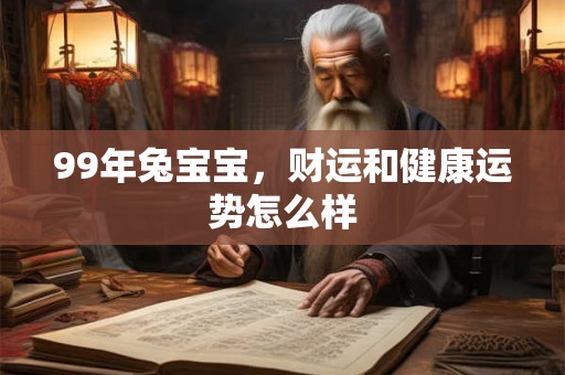 99年兔宝宝，财运和健康运势怎么样