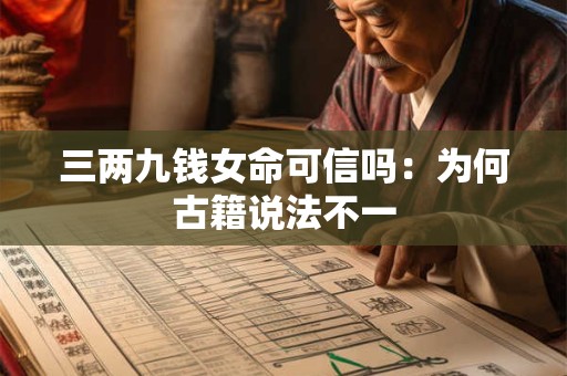 三两九钱女命可信吗：为何古籍说法不一