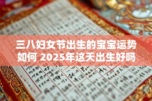 三八妇女节出生的宝宝运势如何 2026年这天出生好吗