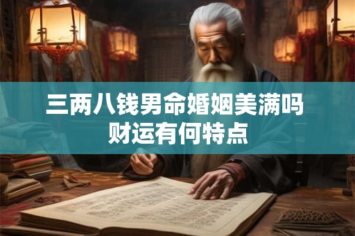 三两八钱男命婚姻美满吗 财运有何特点