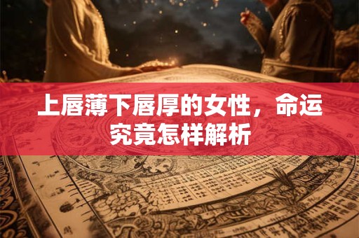上唇薄下唇厚的女性，命运究竟怎样解析