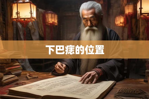 下巴痣的位置