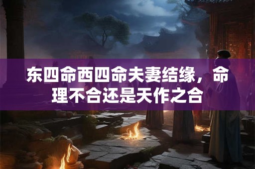东四命西四命夫妻结缘，命理不合还是天作之合