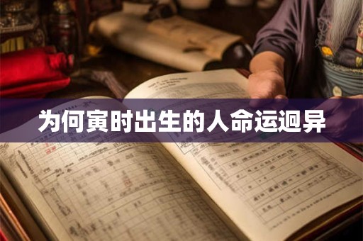 为何寅时出生的人命运迥异