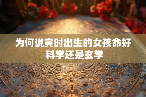 为何说寅时出生的女孩命好 科学还是玄学
