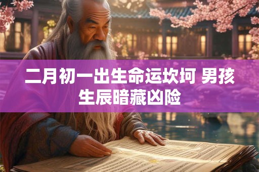 二月初一出生命运坎坷 男孩生辰暗藏凶险
