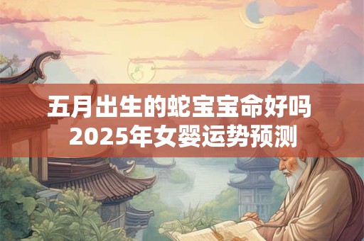 五月出生的蛇宝宝命好吗 2025年女婴运势预测