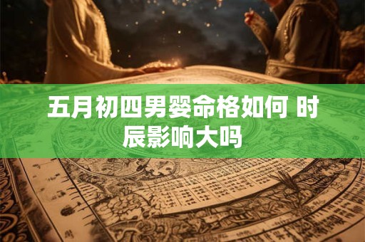 五月初四男婴命格如何 时辰影响大吗 五月初四男婴命格如何 时辰影响大吗