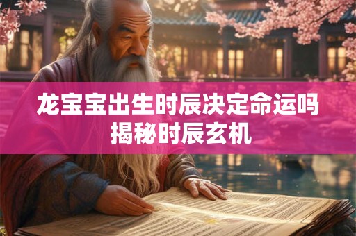 龙宝宝出生时辰决定命运吗 揭秘时辰玄机