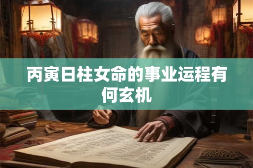 丙寅日柱女命的事业运程有何玄机