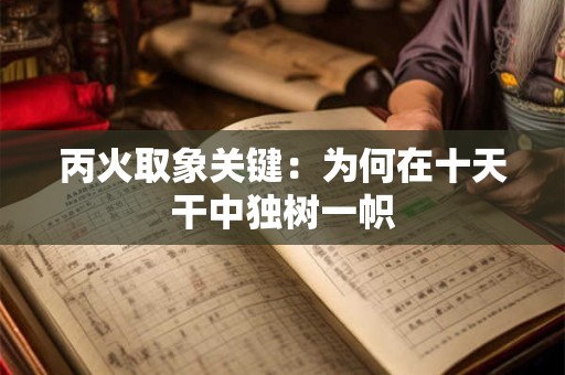 丙火取象关键：为何在十天干中独树一帜