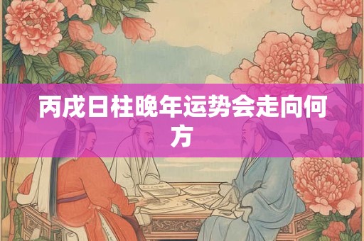 丙戌日柱晚年运势会走向何方