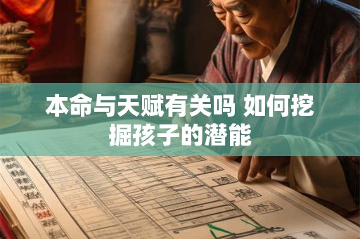 本命与天赋有关吗 如何挖掘孩子的潜能