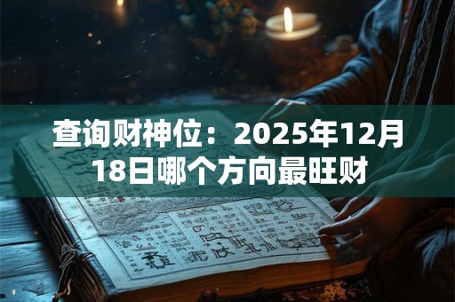 查财神位必赢 今天财运旺盛是真是假