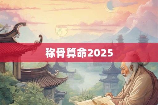 称骨算命2025