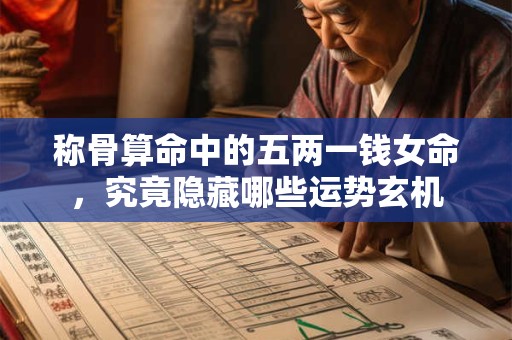 称骨算命中的五两一钱女命，究竟隐藏哪些运势玄机