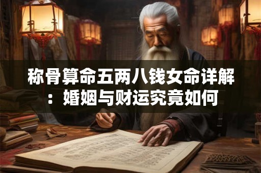 称骨算命五两八钱女命详解：婚姻与财运究竟如何