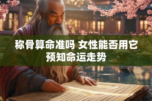 称骨算命准吗 女性能否用它预知命运走势