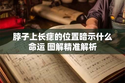 脖子上长痣的位置暗示什么命运 图解精准解析