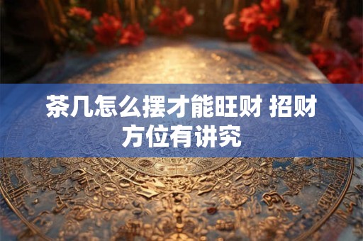 茶几怎么摆才能旺财 招财方位有讲究