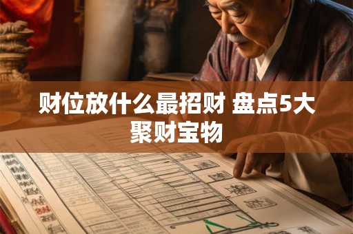财位放什么最招财 盘点5大聚财宝物