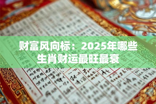 财富运势最旺是哪年