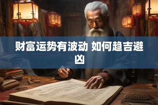财富运势有波动 如何趋吉避凶