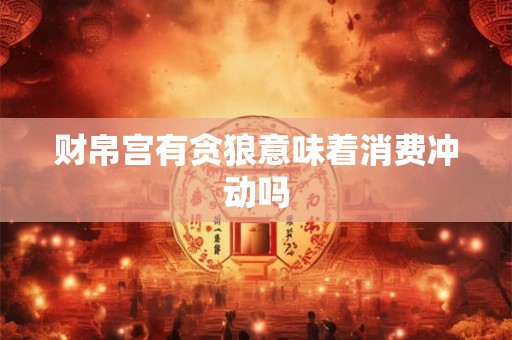 详细阅读:财帛宫有贪狼意味着消费冲动吗 财帛宫有贪狼意味着消费冲动吗