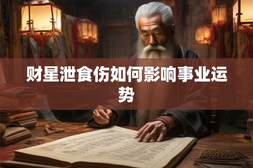 详细阅读:财星泄食伤如何影响事业运势 财星泄食伤如何影响事业运势