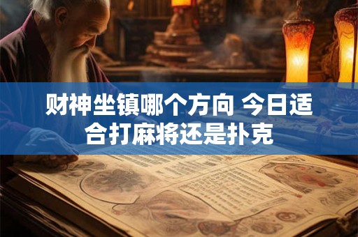 财神坐镇哪个方向 今日适合打麻将还是扑克