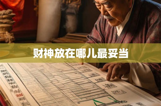 财神放在哪儿最妥当