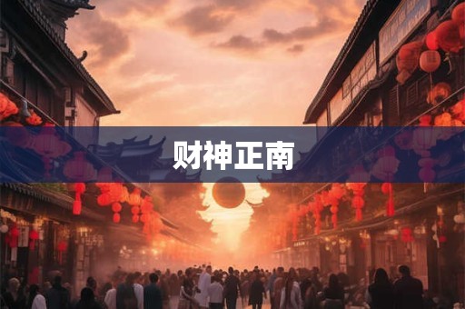 财神正南